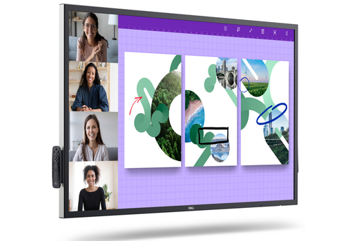 Dell Monitor Interativo Touch 4K 55" - P5524QT