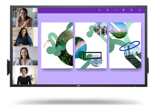 Dell Monitor Interativo Touch 4K 55" - P5524QT