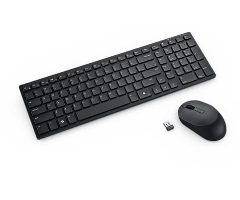 DELL Teclado e rato compactos e silenciosos Pro — KM555 - português (QWERTY) — miniatura 1