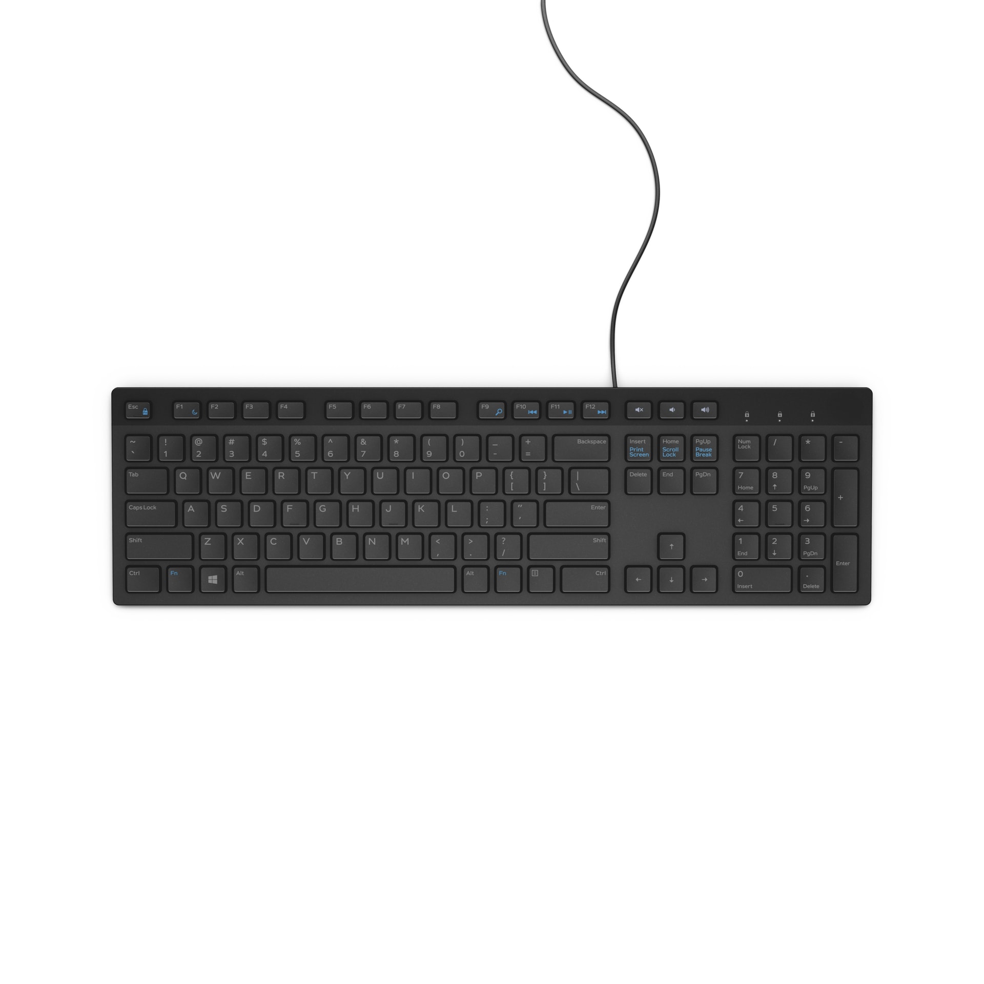 DELL Teclado com fios — KB216 - EUA Internacional (QWERTY) - preto, imagem 1