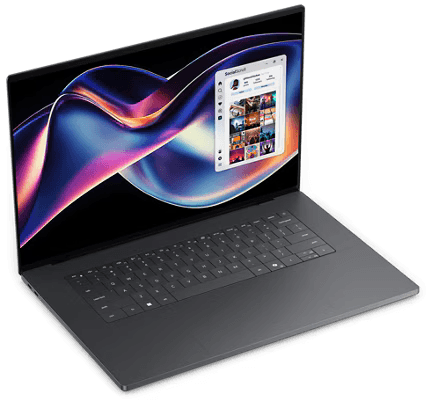 Novo Dell XPS 16 9640 DA16260 Ultra X7 Processor 358H 32GB 1TB 2K 16" W11Pro Copilot+ PC - Teclado: Inglês