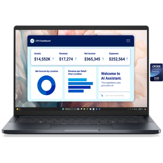 Novo Dell Pro 14 Premium Ultra 7 266V vPro 16GB 1TB Intel Arc 14" QHD+ Touch W11Pro Copilot+ PC com 5G