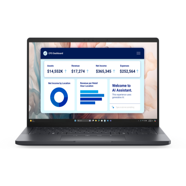 Novo Dell Pro 13 Premium Ultra 7 266V vPro 16G 1TB Intel Arc 13,3" QHD+ Touch W11Pro Copilot+ PC