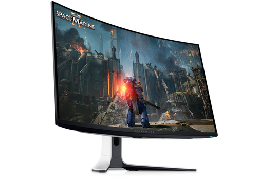 Dell Monitor Alienware Curvo 4K QD-OLED 32" - AW3225QF