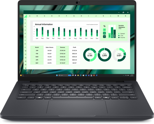 Novo Dell Pro Max 14 Ultra 7 255H 32GB 1TB Intel Arc 14"  FHD+ W11Pro