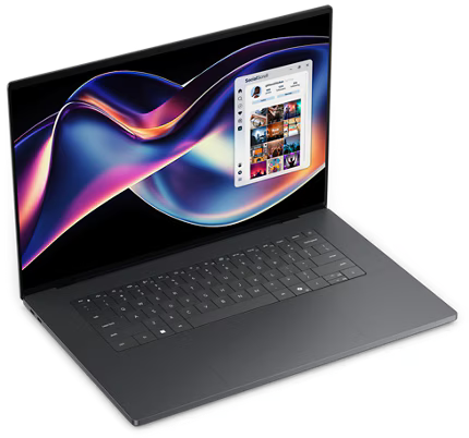 Novo Dell XPS 16 9640 DA16260 Ultra X7 Processor 358H 32GB 1TB OLED 3.2K 16" Touch W11Pro Copilot+ PC