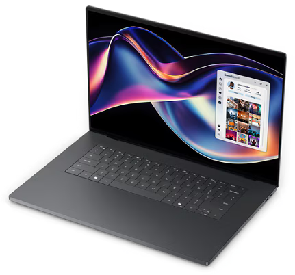 Novo Dell XPS 16 9640 DA16260 Ultra X7 Processor 358H 32GB 1TB OLED 3.2K 16" Touch W11Pro Copilot+ PC